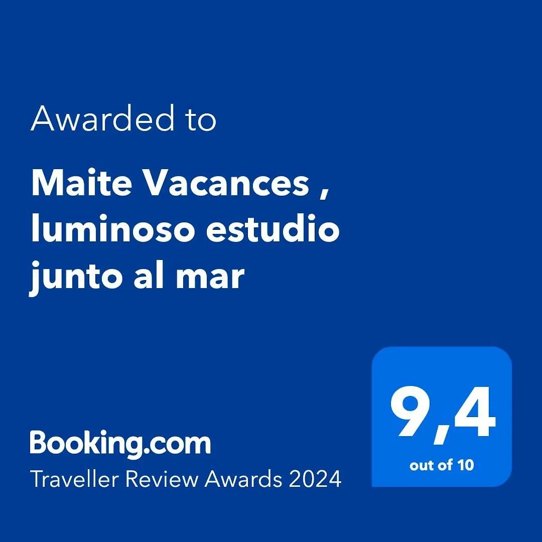 公寓 Maite Vacances , Luminoso Estudio Junto Al Mar 贝纳尔马德纳
